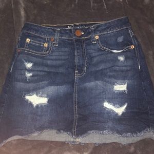 jean skirt